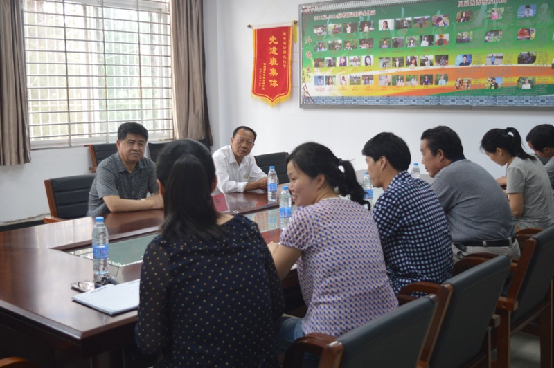 周口师范学院公司领导到外语系考察交流